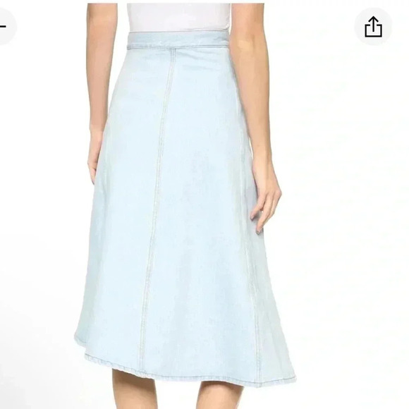 Acne studios kady denim skirt asymmetrical - Picture 4 of 5